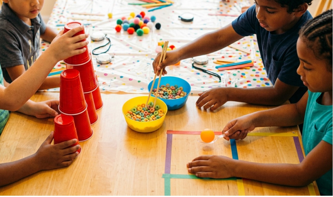 Children doing activities